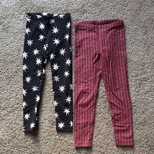 Tea Collection size 6- pair of printed leggings never worn!